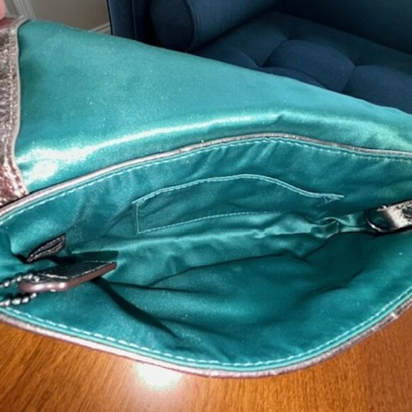 COACH Kristin - Leather Flap Wristlet/ Wallet - BEAUTIFUL BRONZE - Picture 6 of 9